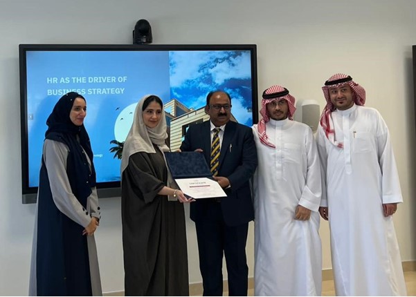 A lecture entitled (Human Resources Management as the Driver of Business Strategy) at the College of Business Administration